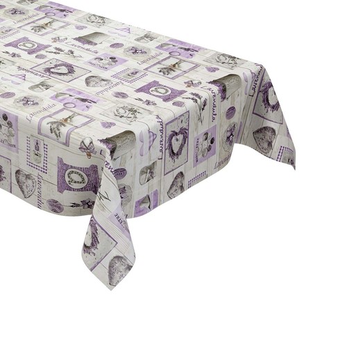 Tela cerata tovaglia lavanda - tela,