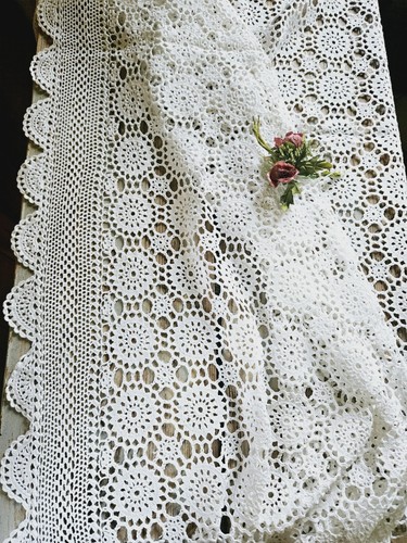 Vintage tovaglia rettangolare - vintage,