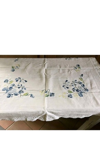 Tovaglietta cotone ricamo - ricamo, a
