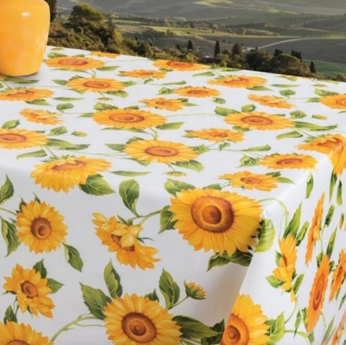 Tela cerata tovaglia girasole - tela,