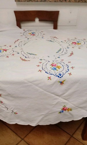 Tovaglia rotonda vintage - tovaglia,