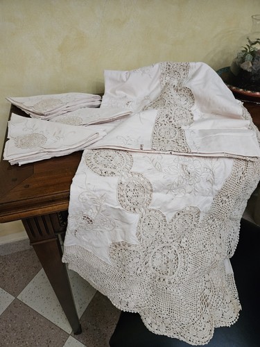 Tovaglia antica pizzo - tovaglia,